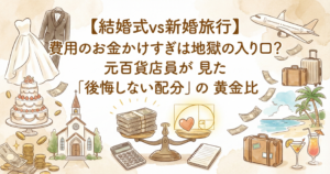 【結婚式vs新婚旅行】費用のお金かけすぎは地獄の入り口？元百貨店員が見た「後悔しない配分」の黄金比